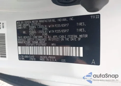 2023 Toyota Sienna Xle from USA, damaged, VIN 5TDYSKFC1PS078997